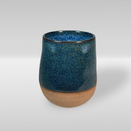 Tumbler, Blue Glaze, 12 fl oz